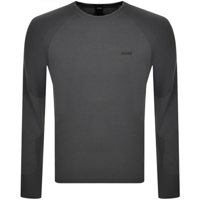 Shop Boss Athleisure Boss Perform X Knit Jumper Grey