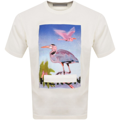 Shop Heron Preston Censored Heron Logo T Shirt Off Whit In White