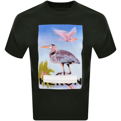 Shop Heron Preston Censored Heron Logo T Shirt Black