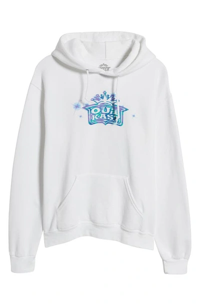 Shop Merch Traffic Outkast Airbrush Hoodie In White