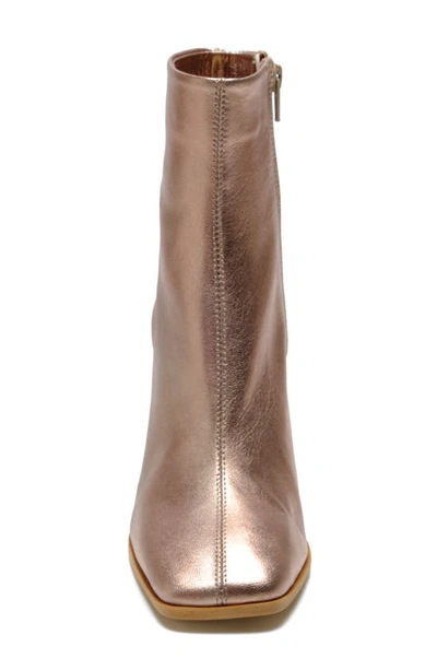 Shop Free People Sienna Ankle Boot In Champagne Metallic