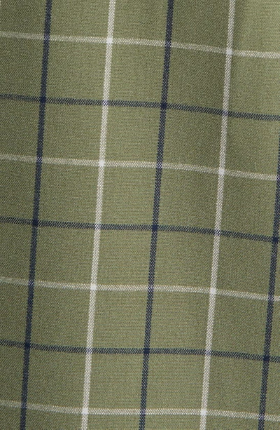 Shop Mizzen + Main City Trim Fit Mulholland Check Flannel Button-down Shirt In Green
