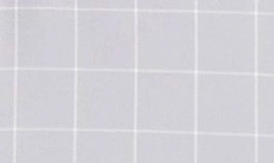 Mizzen + Main City Trim Fit Aluminum Check Flannel Button-down Shirt In Gray