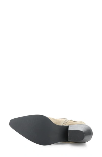Bos. & Co. Tartan Bootie In Beige Suede