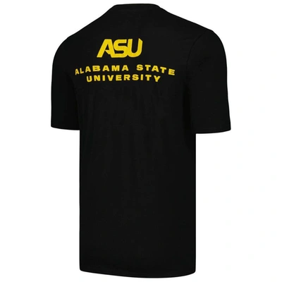 Shop Fisll Black Alabama State Hornets Applique T-shirt