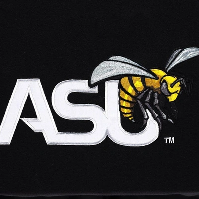 Shop Fisll Black Alabama State Hornets Applique T-shirt