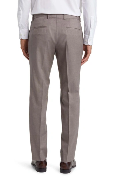 Hugo Boss Genius Slim Fit Wool Suit Pants In Light Beige