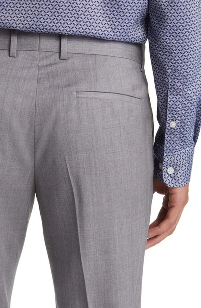 Shop Hugo Boss Boss Genius Slim Fit Wool Suit Pants In Charcoal Grey