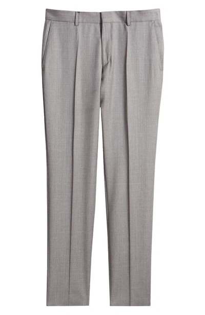 Shop Hugo Boss Genius Slim Fit Wool Suit Pants In Charcoal Grey