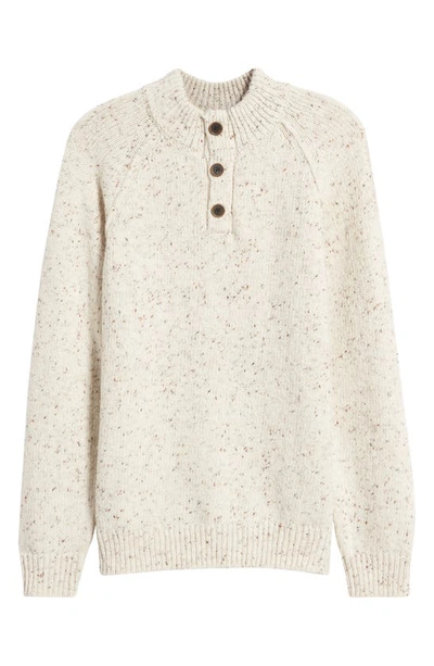 Shop Rails Harding Neppy Henley Sweater In Natural Nep