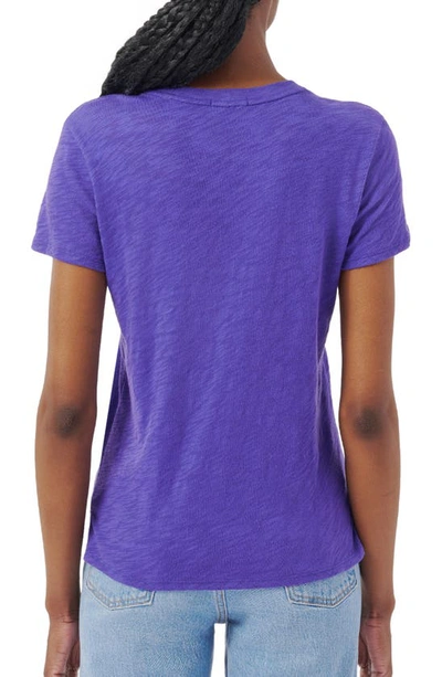 Shop Atm Anthony Thomas Melillo Schoolboy Cotton Crewneck T-shirt In Royal Purple