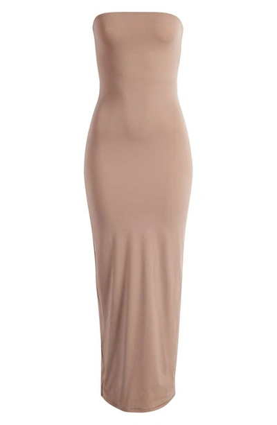 Shop Skims Fits Everybody Tube Dress In Umber