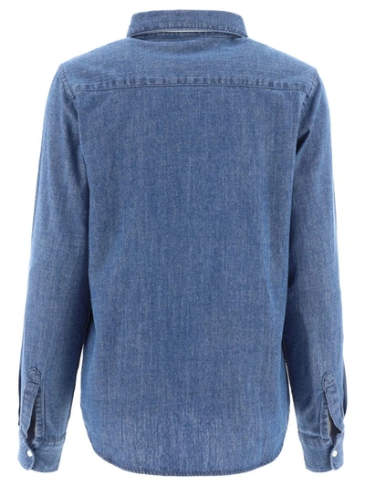 Aspesi Denim Shirt In Blue