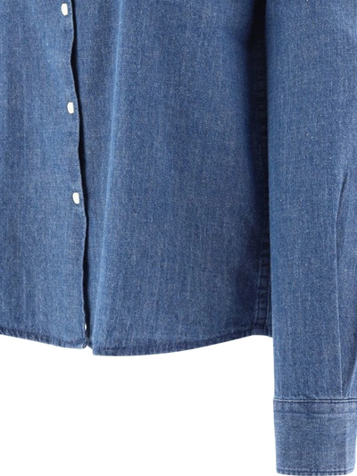 Aspesi Denim Shirt In Blue