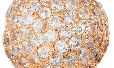 Savvy Cie Jewels Fireball Set Of 3 Stud Earrings In Yellow/ Rose/ Silver