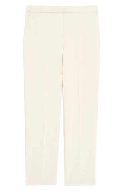 Theory Treeca Slim-leg Pull-on Pants In Rice