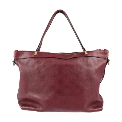 Pre-owned Louis Vuitton Bastille Burgundy Leather Shoulder Bag ()