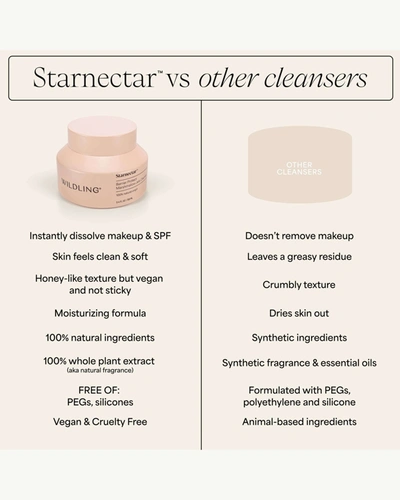 Wildling Starnectar Barrier Protect Marshmallow Jelly Cleanser