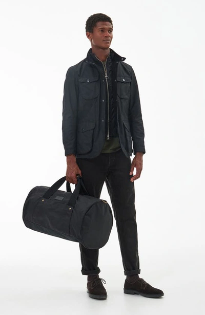 Shop Barbour Explorer Duffle Bag In Black