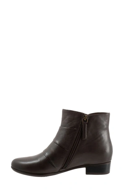 Trotters Mila Bootie In Dk Brown