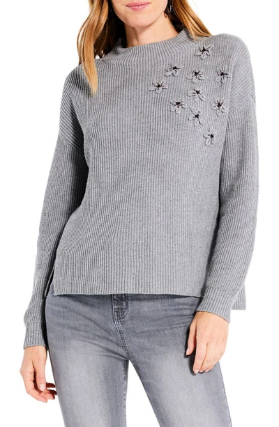Shop Nic + Zoe Girlfriend Go-to Sweater In Moonwalk