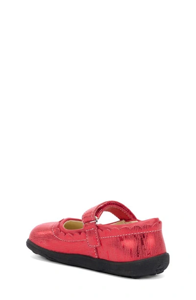 See Kai Run Susie Mary Jane In Red Metallic