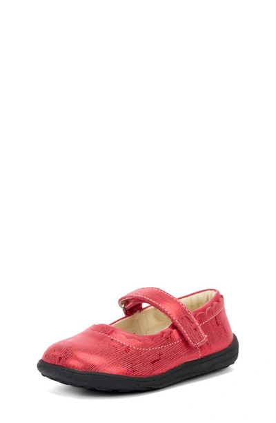 See Kai Run Susie Mary Jane In Red Metallic