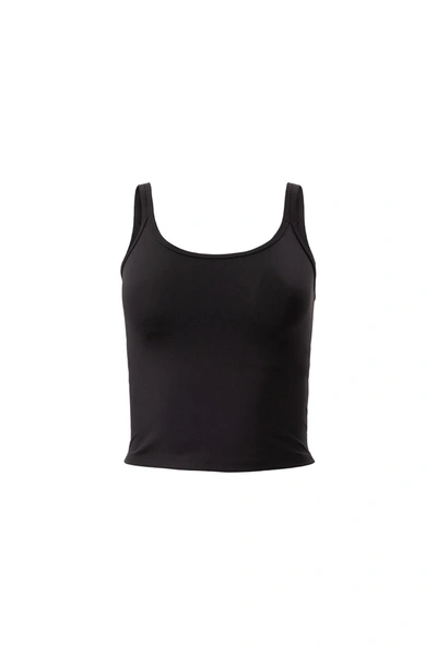 Shop Girlfriend Collective Black Gemma Scoop Tank