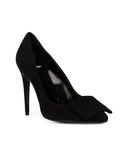 Pierre Hardy Black Suede Obi Heels
