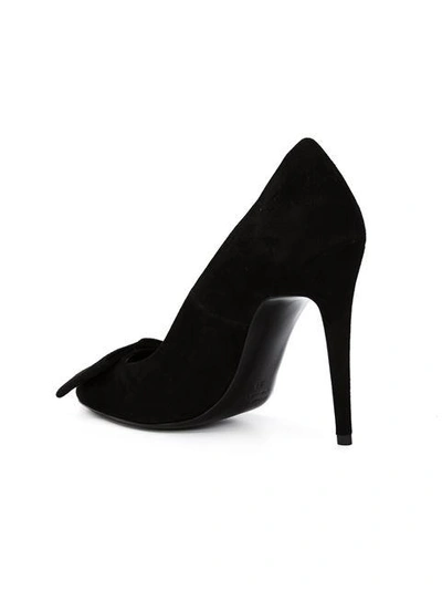 Pierre Hardy Black Suede Obi Heels