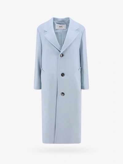 Ami Alexandre Mattiussi Ami Paris Single-breasted Coat In Blue