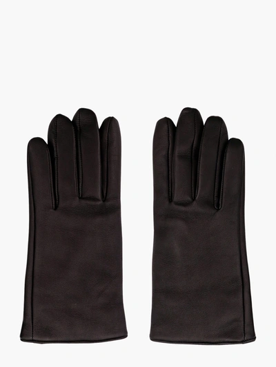 Shop Saint Laurent Gloves In Black
