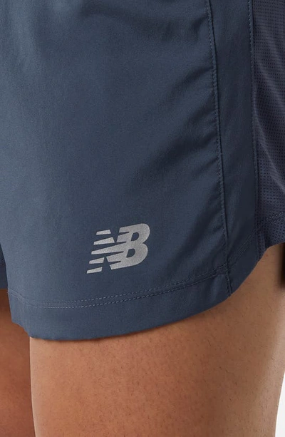 Shop New Balance Accelerate Athletic Shorts In Thunder