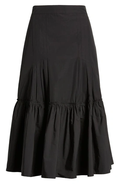Shop Masai Copenhagen Masibylla Tiered Skirt In Black