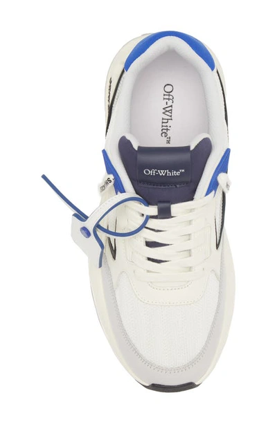 Shop Off-white Runner A Sneaker In White Navy Blue