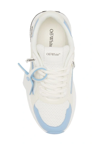 Shop Off-white Runner B Sneaker In White Light Blue