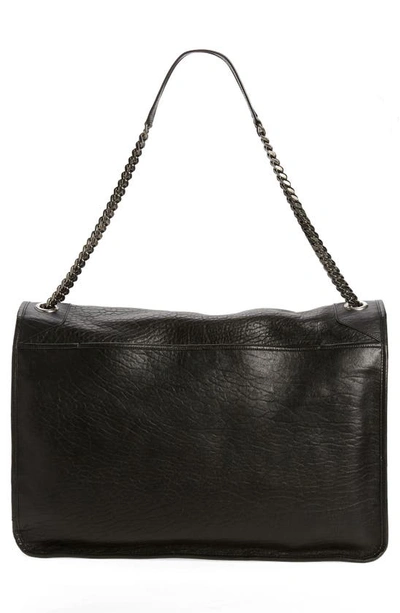 Saint Laurent X-large Niki Leather Shoulder Bag In Noir