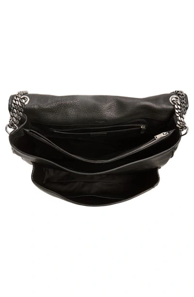 Shop Saint Laurent X-large Niki Leather Shoulder Bag In Noir