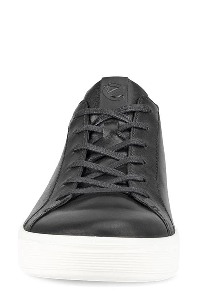 Shop Ecco Street Tray Sneaker In Black