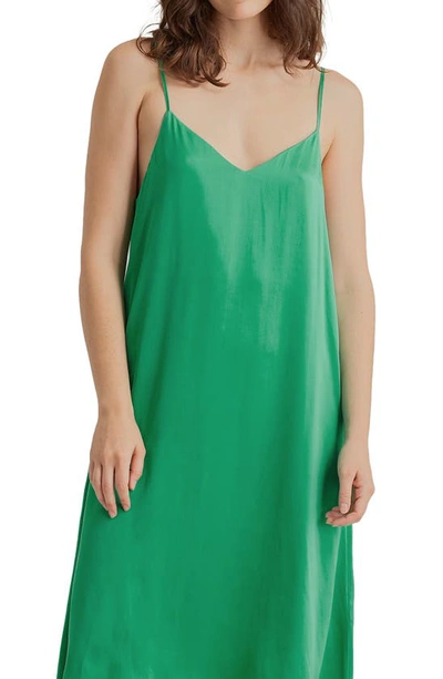 Papinelle Audrey Silk Nightgown In Spearmint
