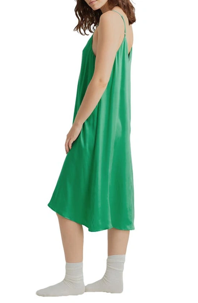 Papinelle Audrey Silk Nightgown In Spearmint