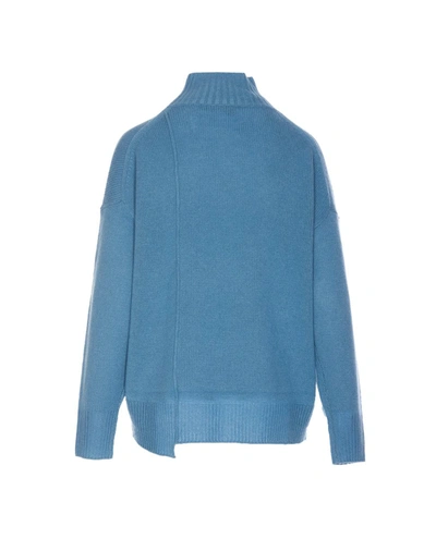Shop 360cashmere Sweaters In Blue