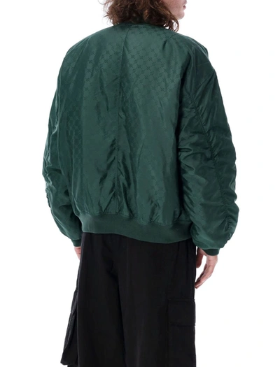 Shop Daily Paper Oversized Ronack Jacket In Pine Green