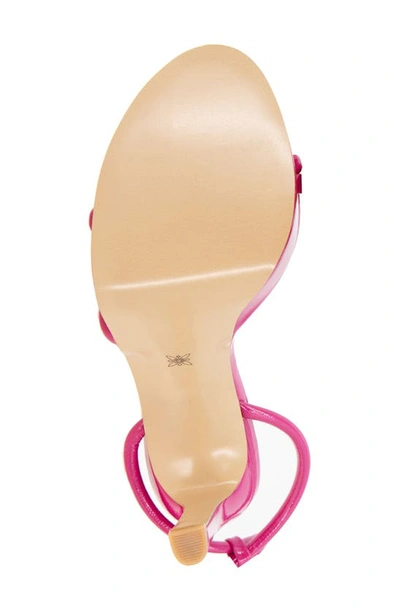 Shop Bcbgeneration Kendi Ankle Strap Platform Sandal In Viva Pink Patent