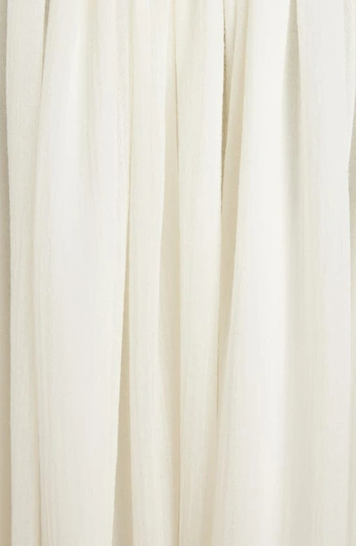 Shop Chloé Two-tone Long Sleeve Turtleneck Wool Blend Dress In 905-black - White 1