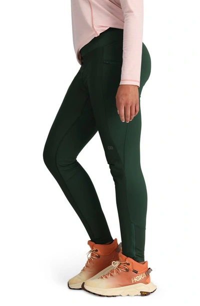Outdoor Research Deviator Windproof Pocket Leggings In Grove