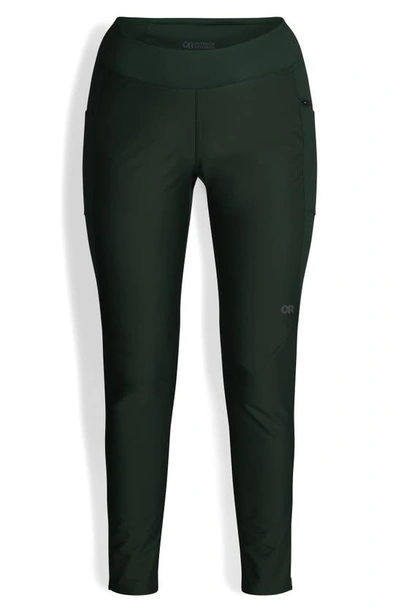 Shop Outdoor Research Deviator Windproof Pocket Leggings In Grove