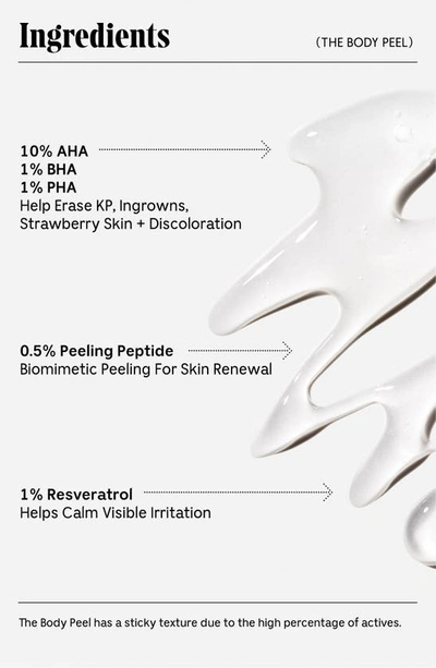Necessaire The Body Peel - Resurfacing Serum With 12% Aha/bha/pha, 1% Resveratrol + Peeling Peptide 5.1 oz / 15