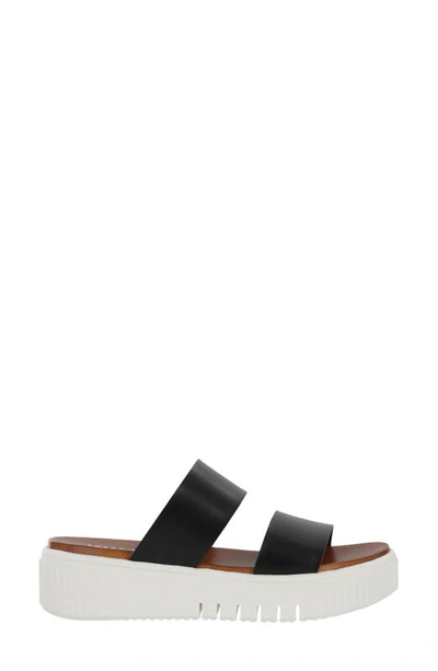 Shop Mia Lexi Platform Slide Sandal In Black