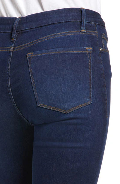 Frame Le Mini Bootcut Jeans In Claremore Slit